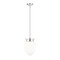 Z-Lite Gideon Pendant, 1-Light, 10 In.W x 14.5 In.H, Polished Nickel/Etched Opal 1945P9-PN - alternate 7